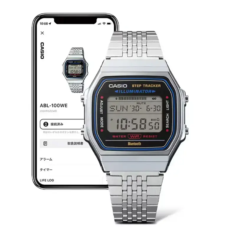 Casio Vintage Digital Bluetooth Link Men's Watch- ABL-100WE-1A